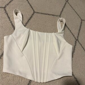 SHEIN Elegant White Women's Top